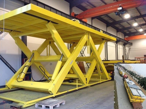 雙跨剪叉式升降機